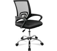 T-LOVENDO.ES - Silla de Oficina o Escritorio Ergonómica con Ruedas y Soporte Lumbar. Juvenil. Altura Regulable