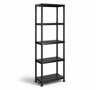 T-LoVendo Estantería de Plástico Multiuso 5 Baldas 170x60x30cm | Estantería Almacenaje | Estantería Resistente | Estantería para Garaje | Trastero | Cocina | Oficina | Lavadero | Montaje sin