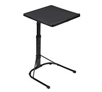 T-LoVendo Mesa Auxiliar Plegable con Altura Ajustable, Forma de C, con 3 Alturas (de 63,5 a 76 cm), 3 Ángulos Ajustables, para Ordenador Portátil, Lectura, Sofá, Sillón