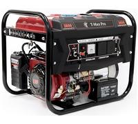 T-MAX Generador de gasolina portátil 6000-WE ~ 3.2 KVA 8HP ~ Encendido de llave eléctrica de potencia silenciosa (arranque de llave eléctrica/arranque de retroceso)