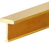 T-molding Flat Flooring Transition Bar, Floor Transition Strip Solid Brass Floor Gap Strip with Brushed Surface, 1m Long Threshold Edging Trim Protector Cover(5x7mm(0.2"x0.28"))