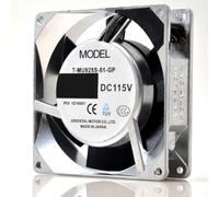 T-MU925S-51-GP 9225 115V 10W Cooling Fan,9CM Aluminum Frame Cabinet Cooling Fan