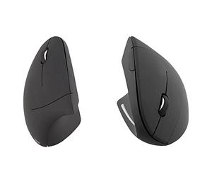 T 'NB MWERGOV Left ergonómico, Vertical Ratón inalámbrico para Zurdos, Color Negro