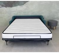 T-ORMU Colchón para Sofa Cama 140x190 Viscolastica Pluma - Altura 14 CM - Colchón Plegable para Sofá de Sistema Italiano - Colchones Sofá Cama - Sofa NO Incluido