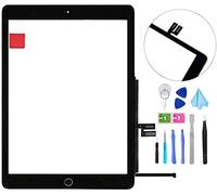 T Phael Digitalizador de Pantalla Táctil para iPad 7ª generación 2019 10.2" A2197 A2198 A2200 Cristal Frontal de Reemplazo con Soporte de Cámara, Adhesivo Preinstalado, Kit de Herramientas