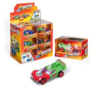 T-Racers Mix ´N Race - Colección de 12 Coches coleccionables. Cada Coche Desmontable en Dos Partes y con Piezas Intercambiables. Colección 1/2