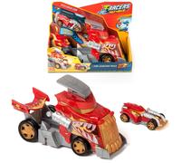 T-RACERS MIX´N RACE Fire Launcher Truck - Launcher truck with fire details. Incl