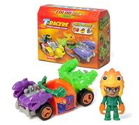 T-Racers Serie Color Rush - Coche y piloto Sorpresa Coleccionable. Coche Desmontable por Partes y con Piezas Intercambiables