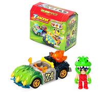 T-Racers Glow Race Coche y Piloto