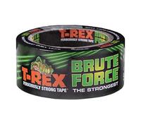 T-Rex Brute Force - Cinta adhesiva de alto rendimiento, resistente al agua, 48 mm x 9,1 m, color negro