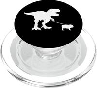 T-Rex Bulldog Caminante - Tiranosaurios T Rex Divertido Dinosaurio PopSockets PopGrip para MagSafe