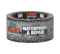 T-Rex Cinta impermeable y de reparación de piscinas, no necesita kit, permanente, funciona bajo el agua, se adhiere a superficies húmedas, transparente, 1.9 pulgadas x 30 pies (paquete de 1)