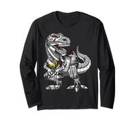 T-Rex Dinosaurio Robot Ciencia Ficción Fantasía Niñas Niños Manga Larga