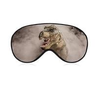 T rex in The Fog Eye Mask con correa ajustable para hombres y mujeres Night Sleeping Travel Siesta