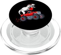 T-Rex Love Monster Truck Fun Ride PopSockets PopGrip para MagSafe