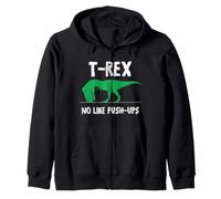 T-Rex No Like Push-Ups - Entrenamiento Divertido Sudadera con Capucha