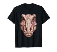 T-Rex Patchwork Dinosaurio Floral Colcha Arte Boho Estética Camiseta