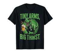 T-Rex Tiny Arms Big Thirst Funny Dinosaur Beer Broma Camiseta