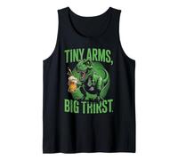 T-Rex Tiny Arms Big Thirst Funny Dinosaur Beer Broma Camiseta sin Mangas