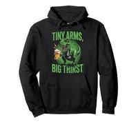 T-Rex Tiny Arms Big Thirst Funny Dinosaur Beer Broma Sudadera con Capucha
