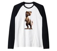 T-Rex Tiranosaurio Rex Dinosaurio Encantan los Dinosaurios Camiseta Manga Raglan