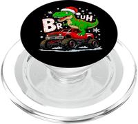 T Rex Tyrannosaurus Rex Dinosaur Jurassic Truck Christmas PopSockets PopGrip para MagSafe