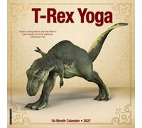 Willow Creek Press, TRex Yoga - Calendario de pared 2027