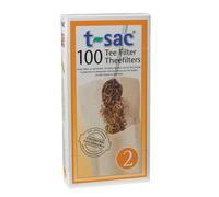 T-Sac Filtro Para Té 2, 100 Piezas, Beige, Infusor De Tetera