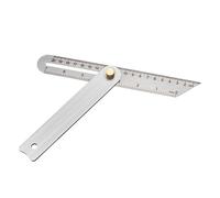 T-Shaped Stainless Steel Bevel Gauge - Rigid Blade Sliding T-Bevel For Woodworking, Machining & Fabrication. Precision Angle Transfer Tool With Positive-Lock Cam Lever. 0-180° Adjustable, Rust-Proof,