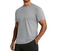 T-Shirt, Casual Elegante Golf Playa Manga Corta Tecnicas Crossfit Transpirable Talla Grande Lisas Cuello Redondo Camiseta Trabajo Hombre, Gym Men Camisetas Manga Corta Hombre Algodon, XL