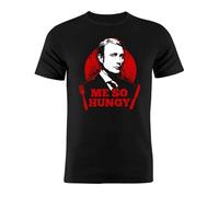 T-Shirt-Cotton-Me-So-Hungry-Hannibal-The-Cannibal-Artwork-Black-tee