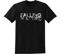 T-Shirt décontracté en Coton Avec Inscription « Falling in Reverse » pour Homme - Noir - Pour S-3XL