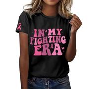 T-Shirt décontracté pour Femme, Coupe Classique, basique, Confortable, à Porter au quotidien, polyvalent, idéal pour Les Jeans, Les jupes et Les Pantalons, Confortable en Camisas Manga (Black, L)