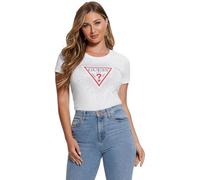 T-Shirt Donna Guess Crystal Easy tee White E24GU07 W3GI76K8G01 S