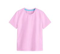T-Shirt Girocollo da Ragazza morbida a Maniche Corte T-Shirt Stampata Multicolore (9-10 Years)