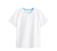 T-Shirt Girocollo da Ragazza morbida a Maniche Corte T-Shirt Stampata Multicolore (White, 11-12 Years)