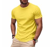 T-Shirt Hombre, Técnica Transpirables Tallas Grandes Slim Fit Talla Grande Elegante Poliester Fitness Transpirable Manga Corta Tecnica Trekking Personalizada Camisetas Gym,XXL