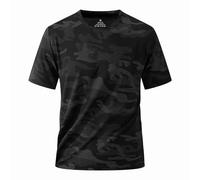 T-Shirt Homem, Talla Grande Tenis Antisudor Deportivas Trabajo Manga Corta Fashion Poliester Elegante Golf Cuello Redondo Transpirable Tallas Grandes Camiseta Antisudor,M