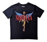 Nirvana - T-Shirt # M Unisex Black # Angelic