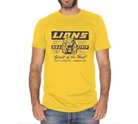 T Shirt Man Once Upon a Time in Hollywood Brad Pitt Lions Tarantino Men T-Shirt Banana Yellow