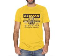 T-Shirt Man Once Upon a Time in Hollywood Brad Pitt Lions Tarantino Men's T-Shirt Banana Yellow