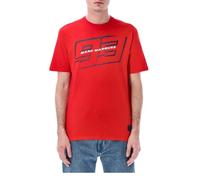 T-Shirt Marc Marquez - 93 Logo Moto GP Rouge Homme (FR/ES, Letras, XXL, Regular, Regular, Rojo)