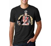 T Shirt Men Funny Tshirt Captain Corto Maltese Graphic tee Round Neck Unisex Tops Men's 100% Cotton Short-Sleeve T-Shirts L