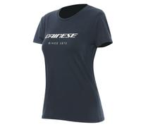 T-Shirt Mujer Dainese ESSENCE WORDMARK Cuello redondo Carbonio