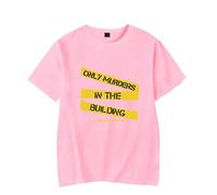 T-shirt Only Murders In The Building hombres y mujeres de verano de manga corta, retro sudadera de cuello redondo divertido patrón impreso camiseta sin mangas transpirable ropa deportiva-black||XXS