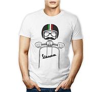 T-Shirt Oversize V%e%s%pa P%IA%g%GIO Vintage Retro Hipster Man(Small)