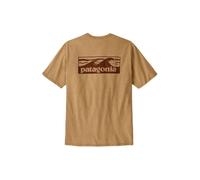 Patagonia - Camisetas - M's Boardshort Logo Pocket Responsibili-Tee Talon Gold - Talla 126-132 - Marrón Marrón 126-132