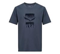 Salewa Eagle 3cime Camiseta M S/S, Java Blue, XX-Large Hombres