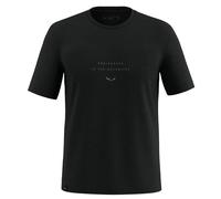 SALEWA Camiseta funcional de hombre Eagle Eitd Merino negro | XL