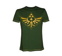 T-Shirt 'The Legend Of Zelda' - Logo - Vert - Taille L [Importación Francesa]
